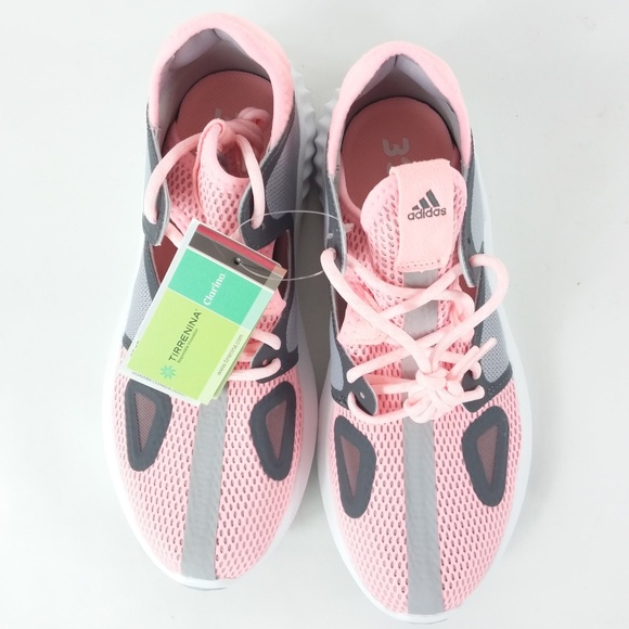 Adidas Run Lux Clima Size 7 Peach Gray - Picture 1 of 5